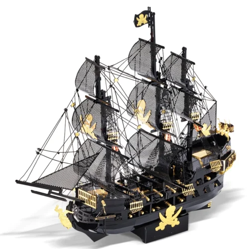 The Black Pearl 3D metal pirate ship puzzle kit
