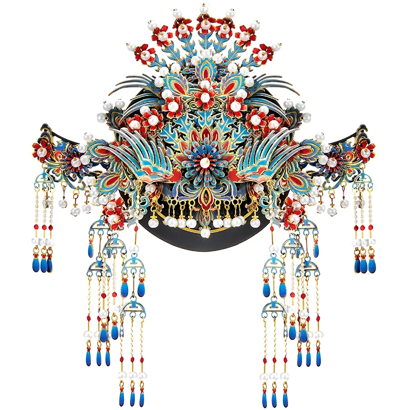 Kingfisher Phoenix Tiara Fridge Magnet