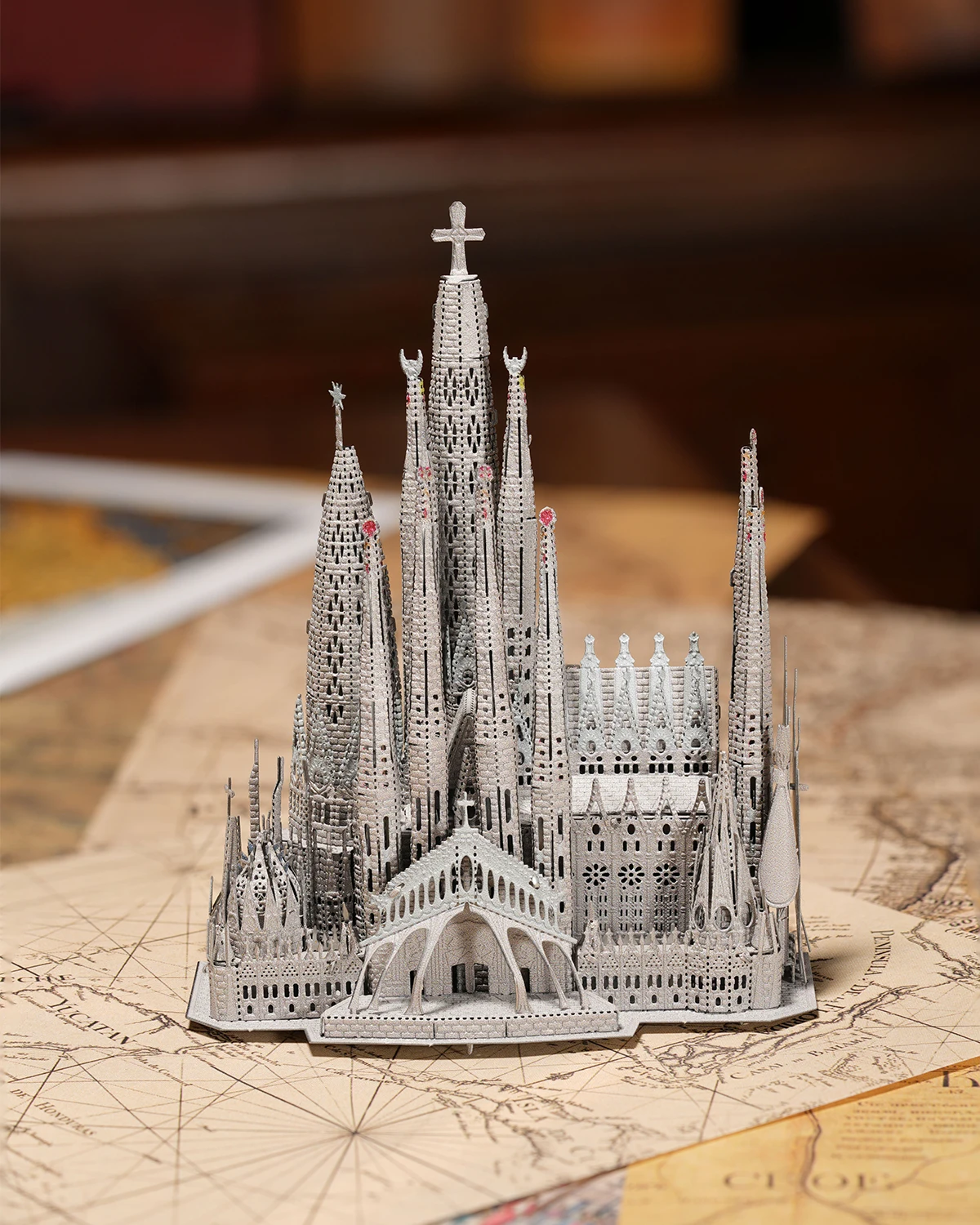 La Sagrada Familia 3D Metal Fridge Magnet Model Kit - Image 6