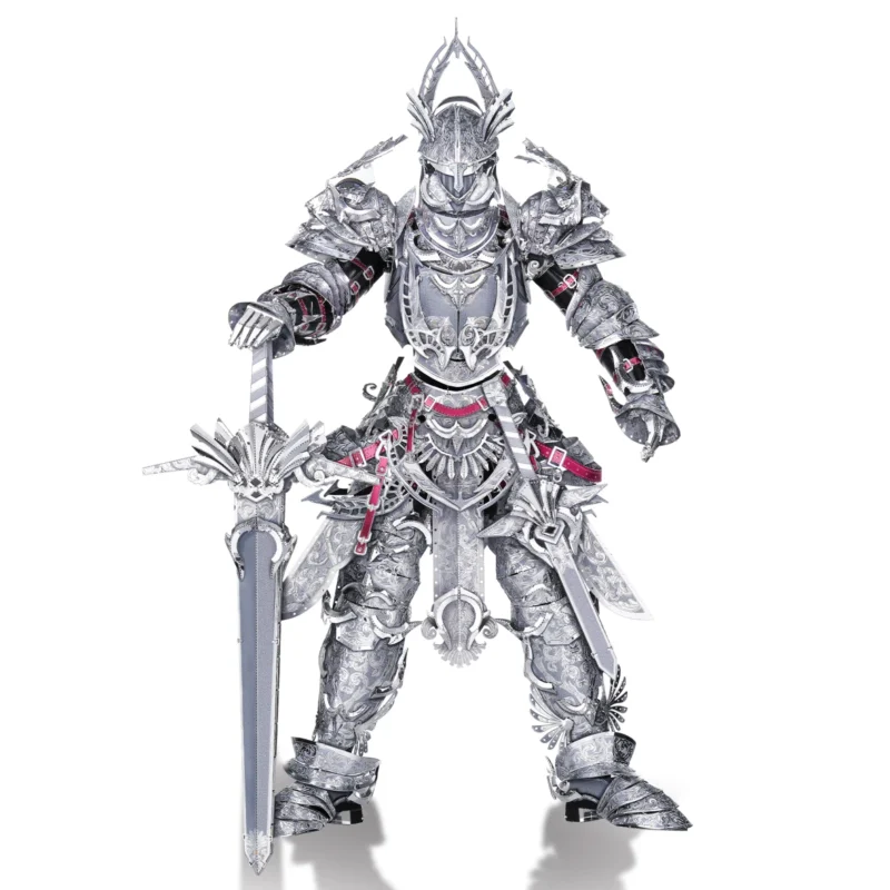 Roland the Silver Paladin 3D Metal Model Kit