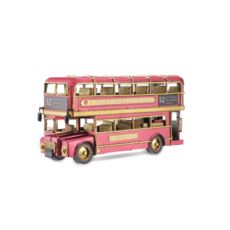 Double-Decker Bus 3D Metal Puzzle Model Kit