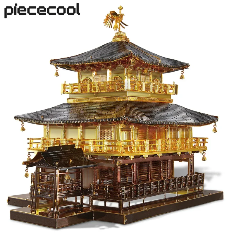 Golden Pavilion 3D Stainless Steel Metal Model Kit