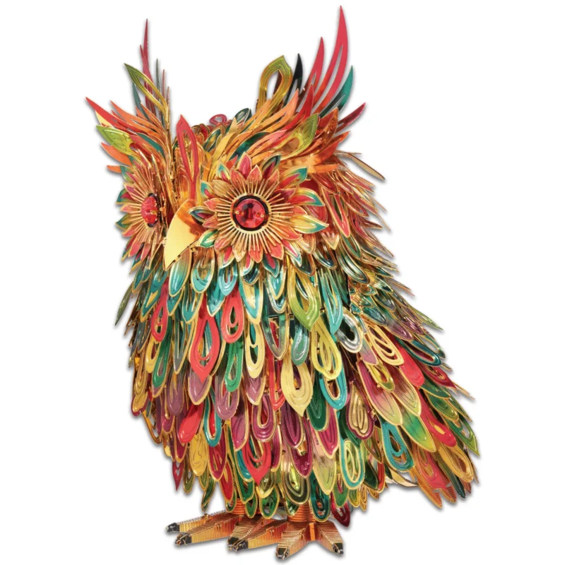 Night Owl 3D Metal Puzzle Model Kit – 117 Pieces
