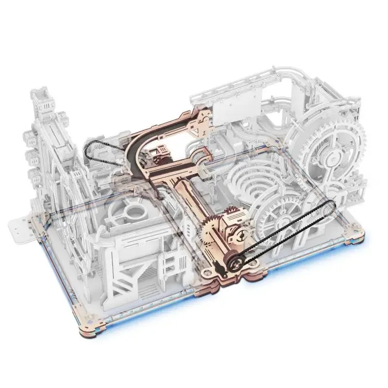 3D Wooden Marble Spaceport Puzzle - Image 8